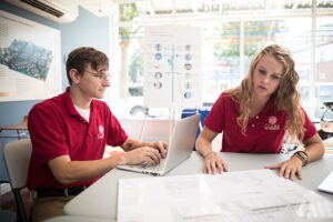 students managing business