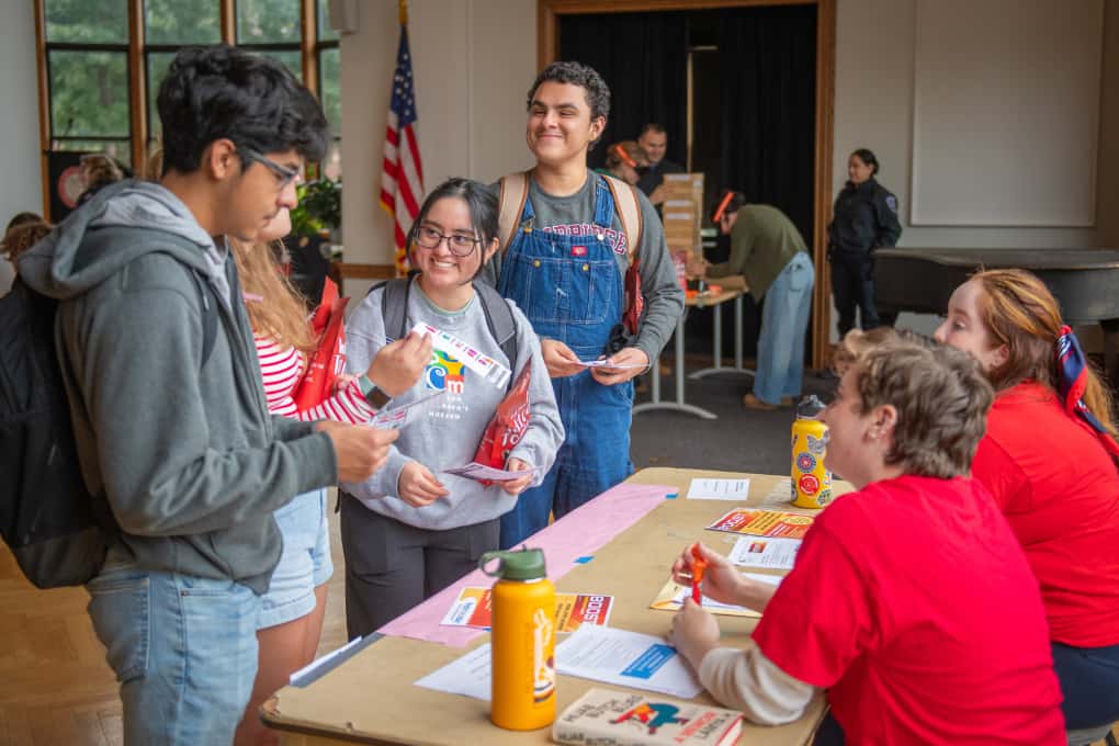 students in check day