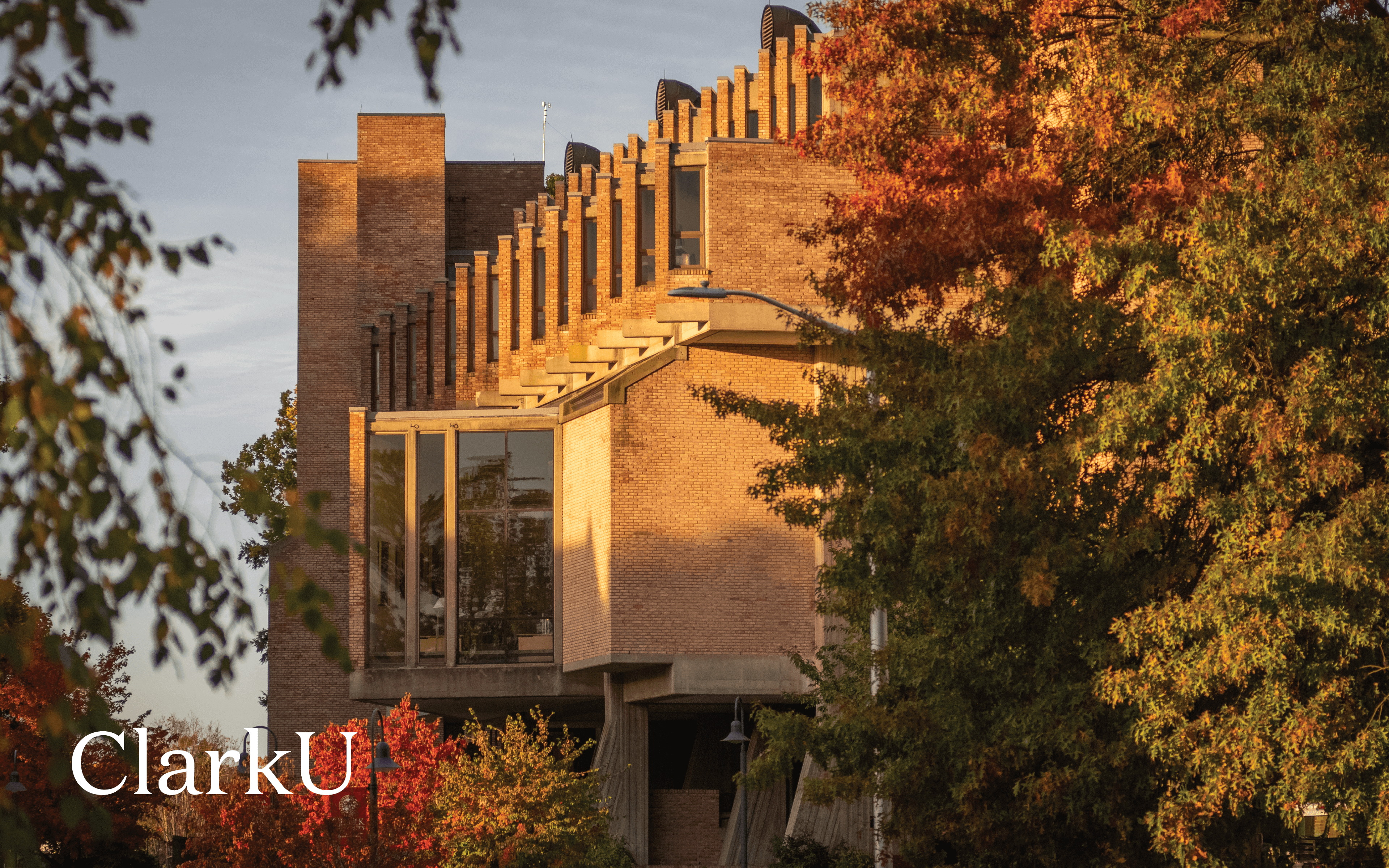 sunsetting on the Goddard Library