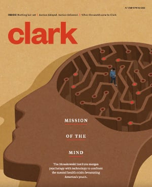 Clark magazine cover: Winter/Spring 2022
