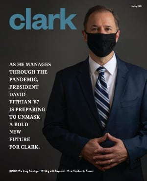 Clark magazine cover: Spring 2021