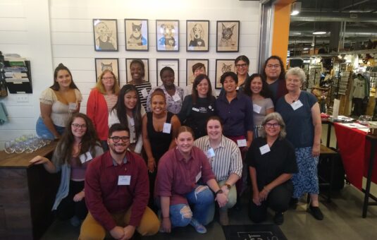 Attendees at the CLAA Worcester Pride Week Wine Tasting Event