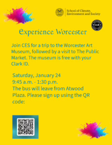 Trip description: Travel to Worcester Art Museum and then Public Market
