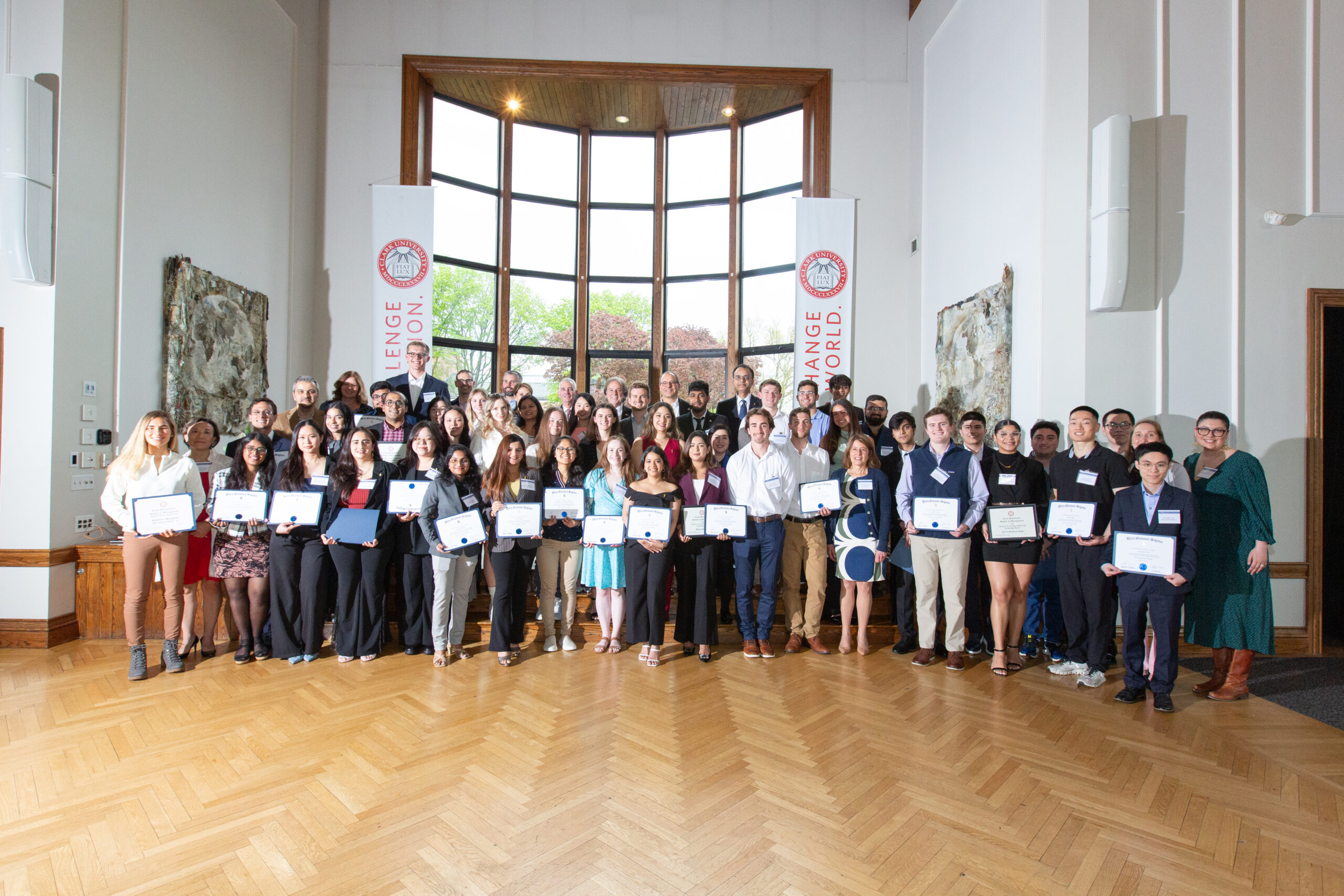 Beta Gamma Sigma Inductees and Award Winners Honored