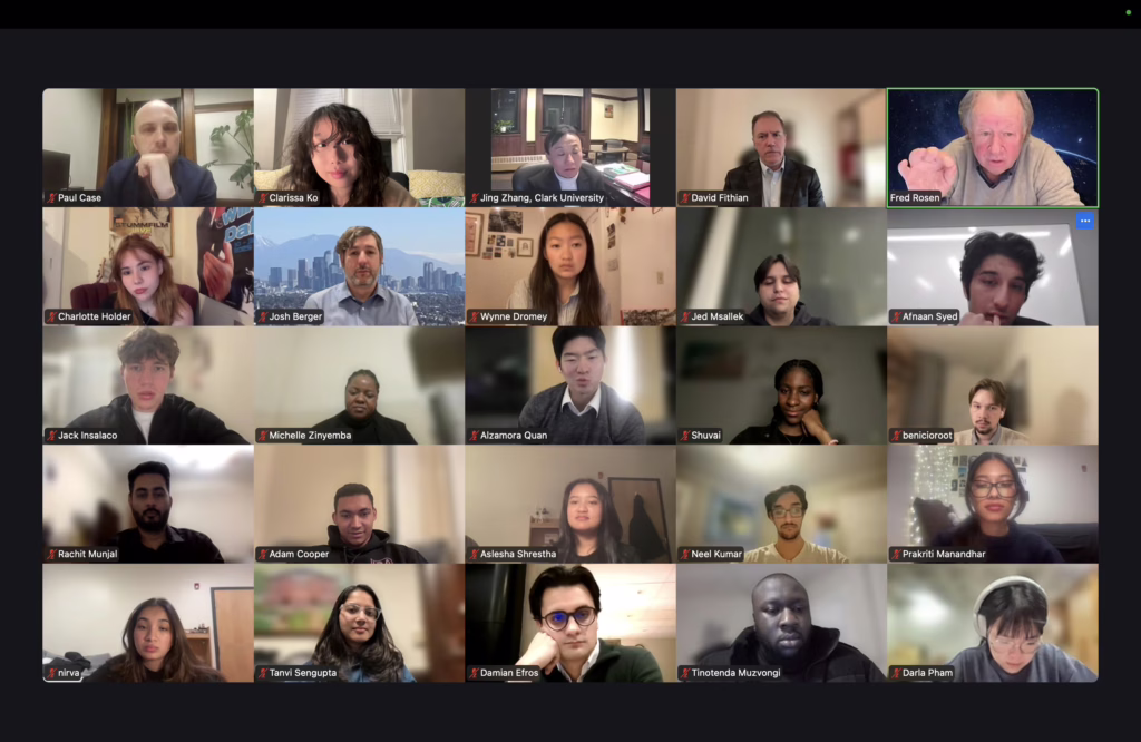 Screenshot of Rosen visit