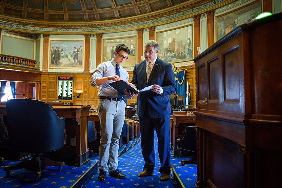 clark graduate student internship with mass state house rep