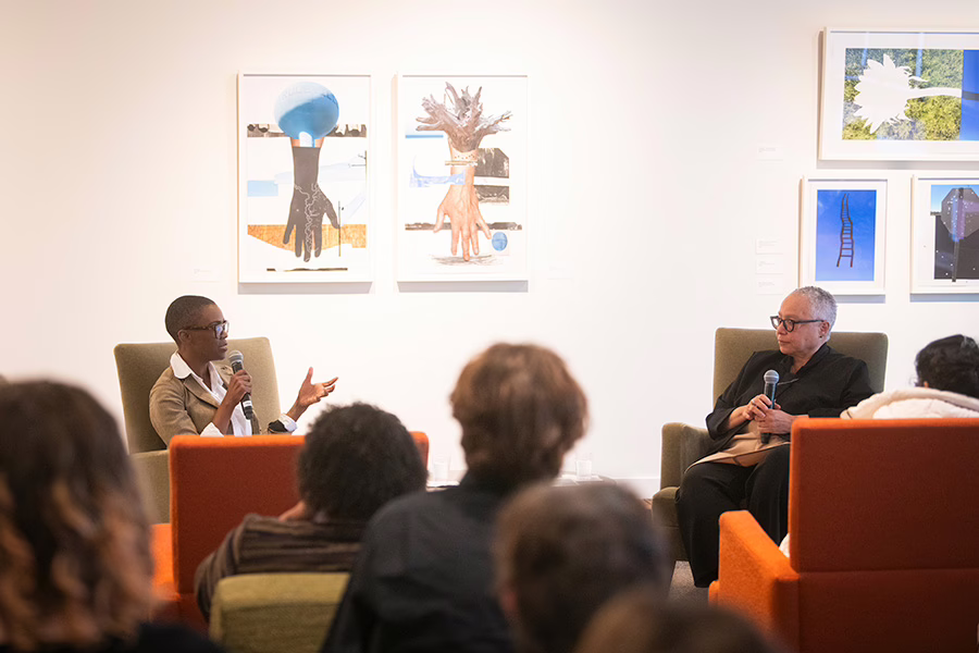 two professors in dialogue