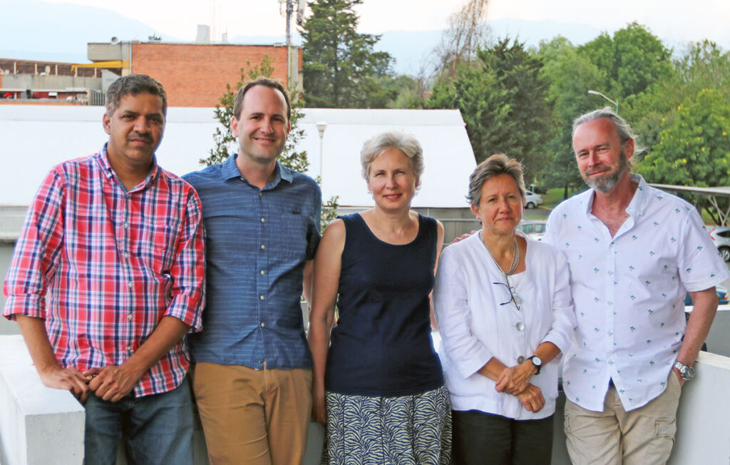 IDCE researchers in field