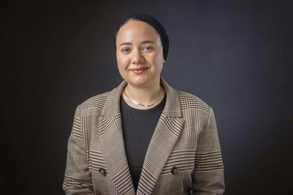 Graduate student speaker, Nourhan Beshir Attia M.S. ’26
