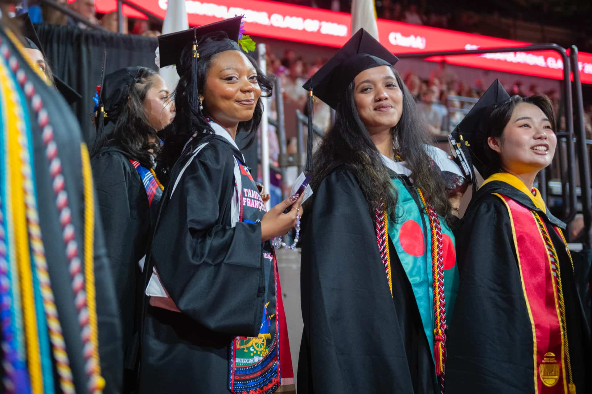 students proceed to commencement