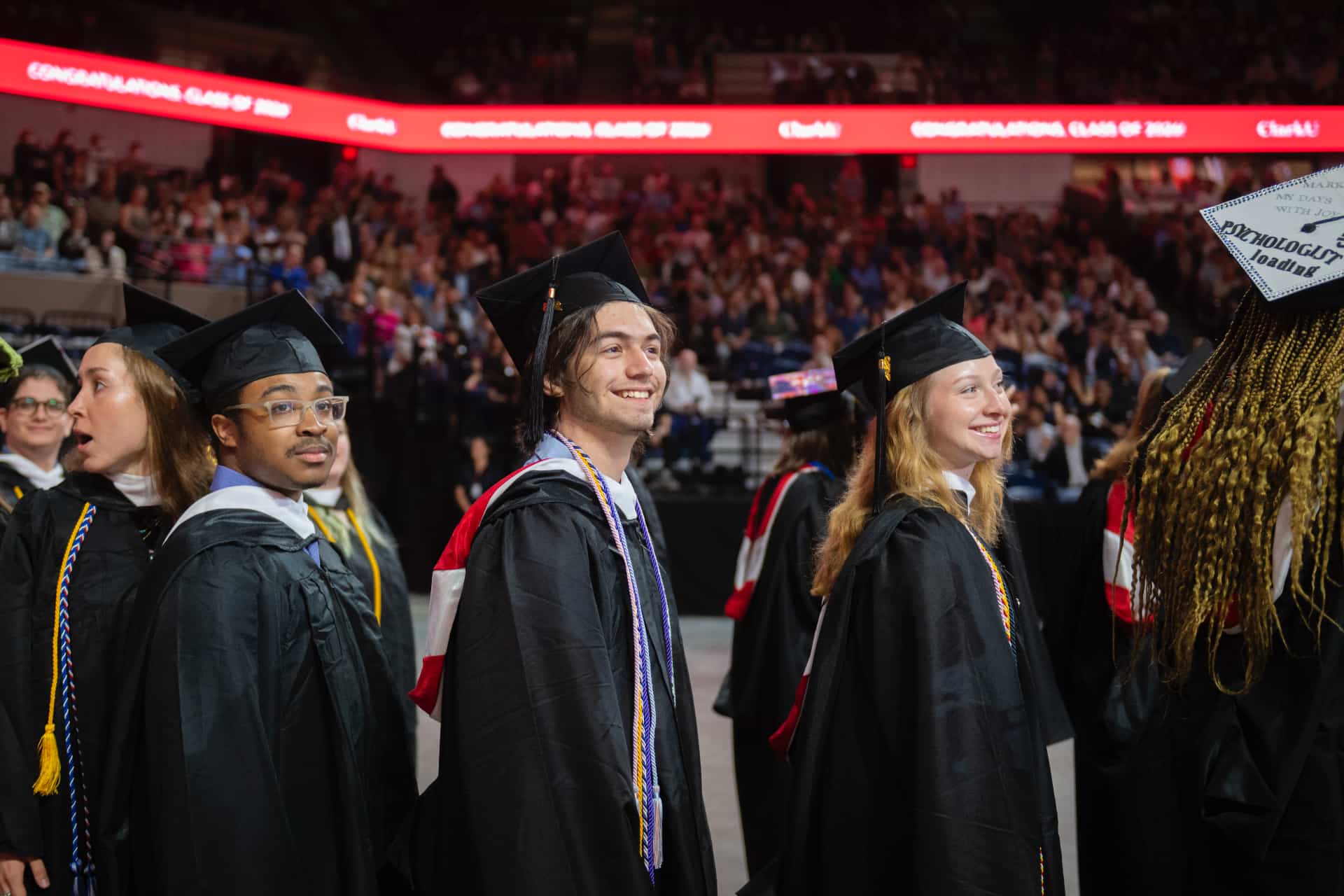 students proceed to commencement