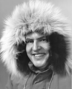 Paul Siple in large parka