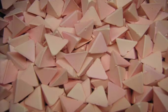 a close-up of granular material