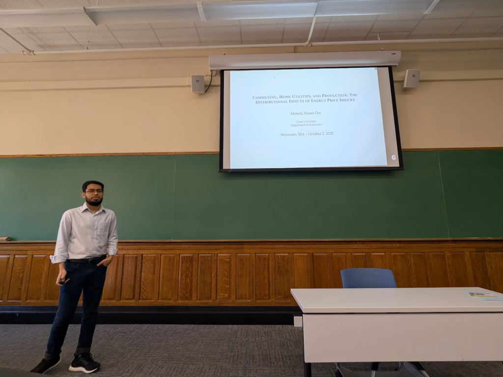 oni presenting a paper