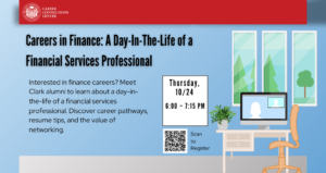 Career in Finance Flyer