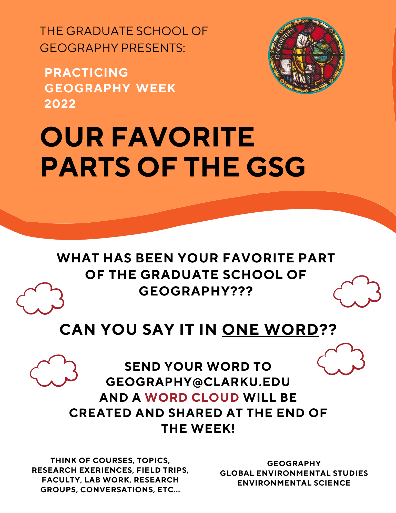 Practicing Geography Week 2022: Our Favorite Parts of the GSG
