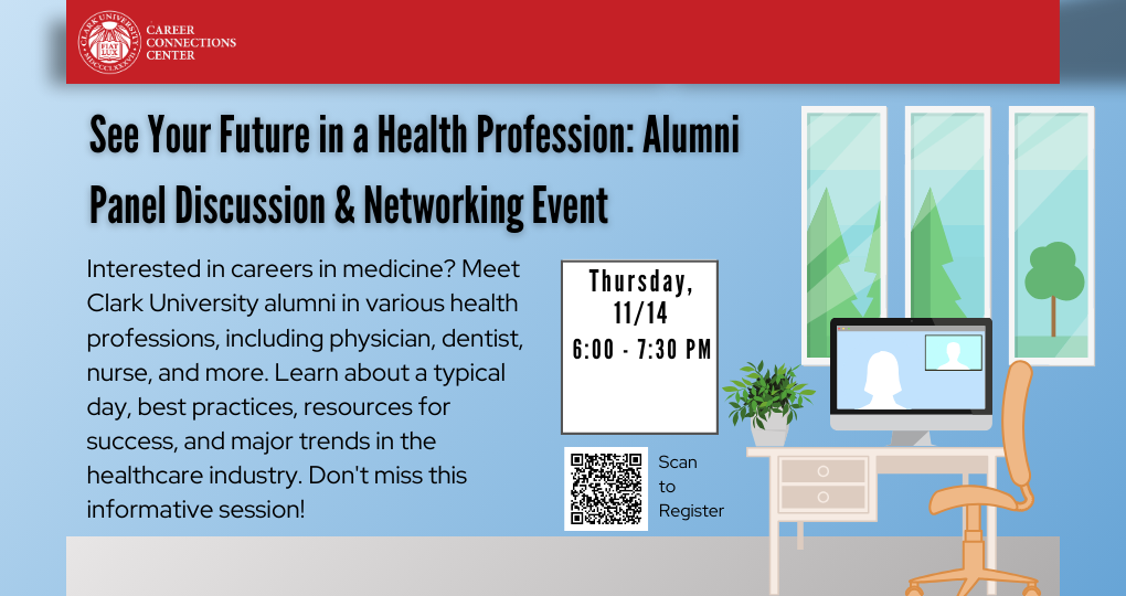 See Your Future in a Health Profession: Alumni Panel Discussion & Networking Event