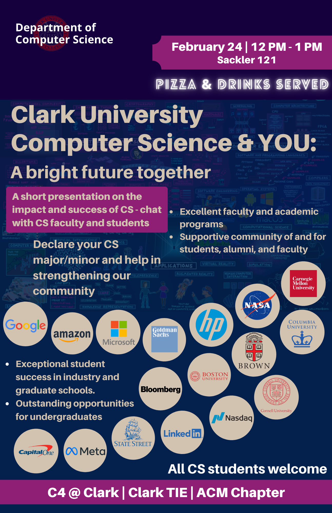 Clark University Computer Science & YOU: A bright future together