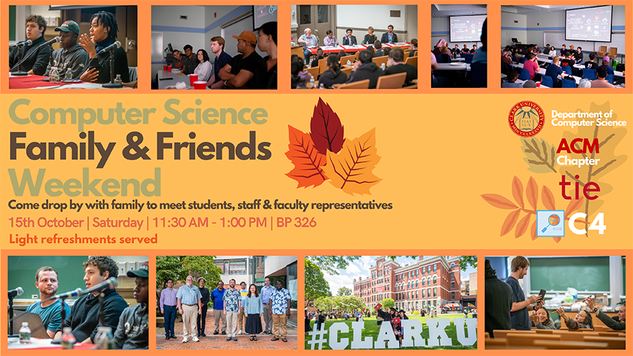 Computer Science Friends & Family Weekend
