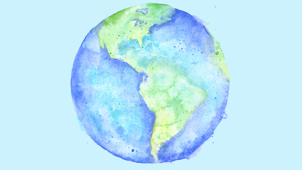 Illustration of the Earth