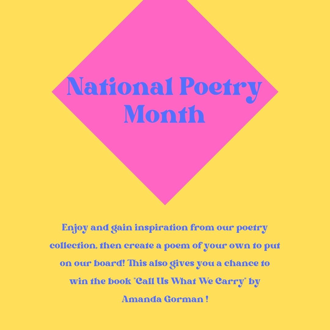 Enter Goddard Library’s National Poetry Month Contest