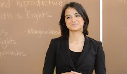 Dr. Aziza Ahmed gives lecture in observance of Constitution Day 2023