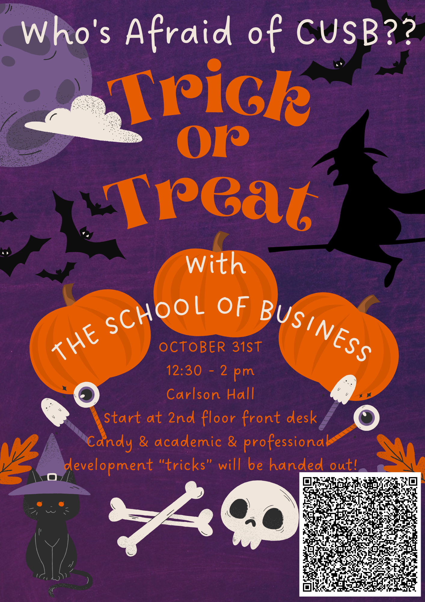 CUSB Trick or Treat event