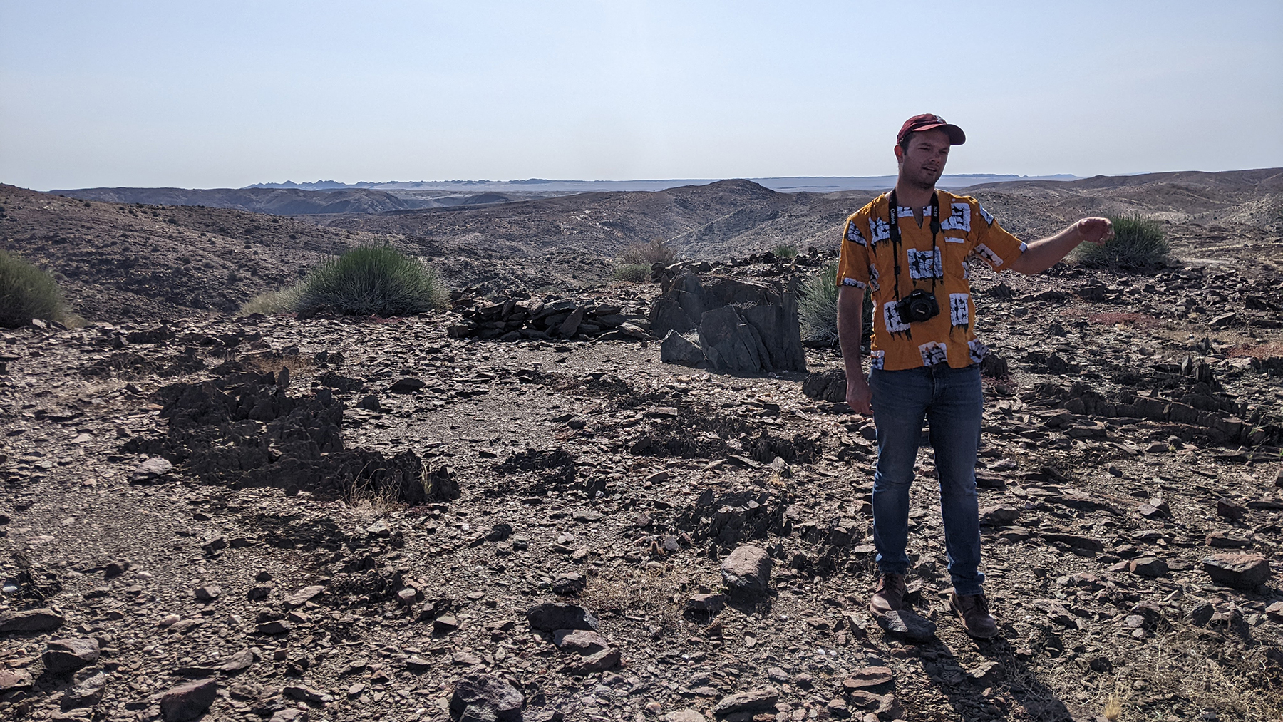 Bernard C. Moore in Namibia