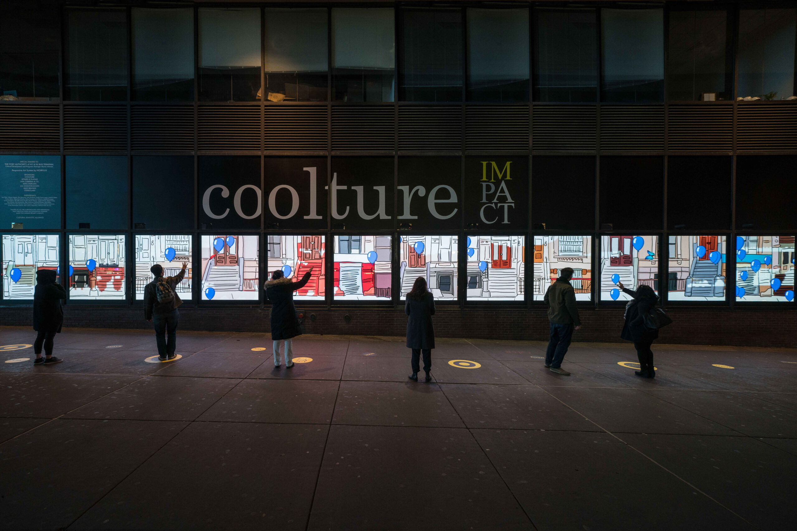coolculture interactive installation in New York