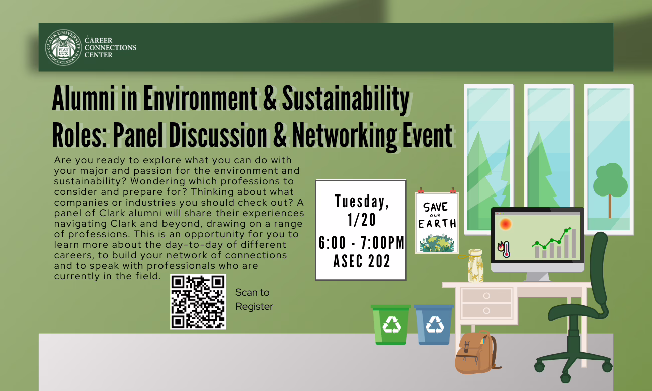 Environment & Sustainability Panel Discussion & Networking Event