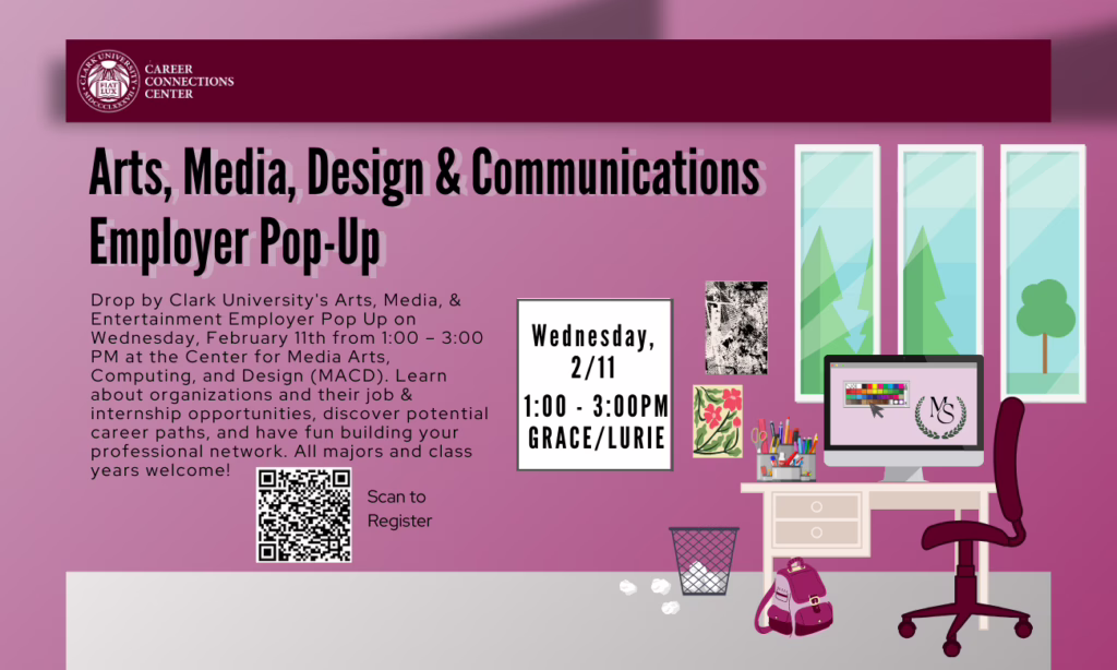 Arts, Media, Design & Communications Employer Pop-Up