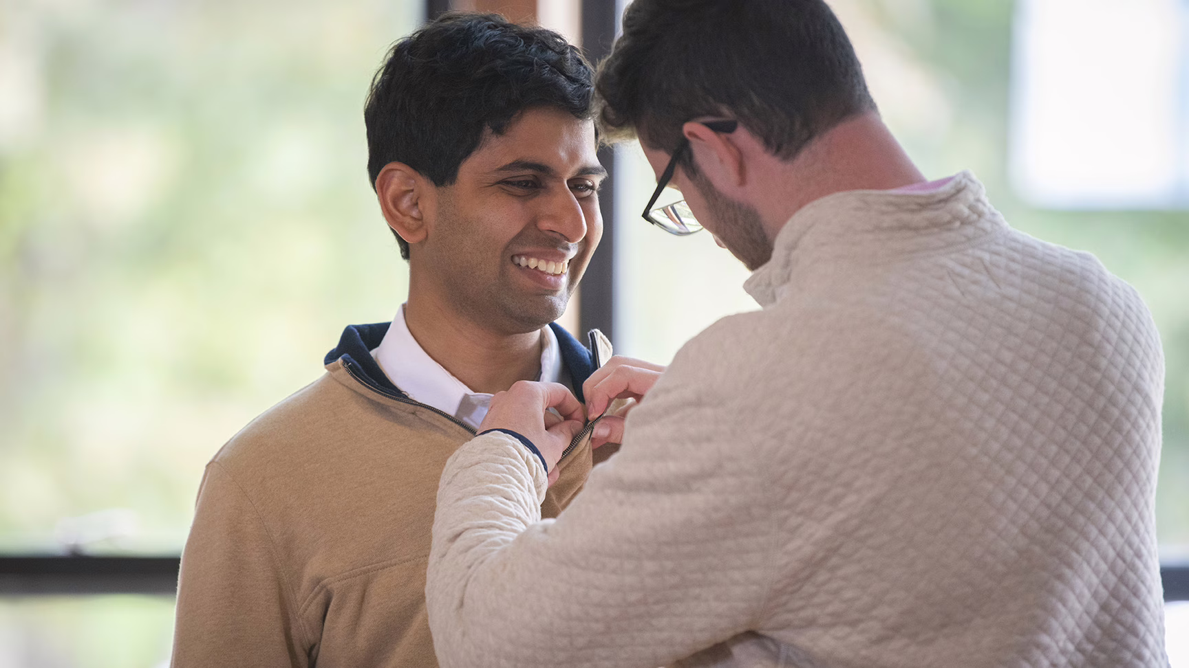 Student receives first-gen pin at Clark University