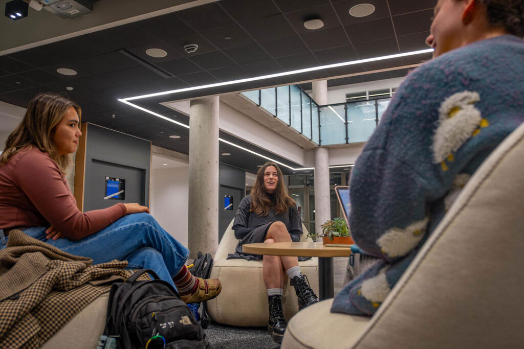 Computer science and economics major Nina Carlson ’24, who received an offer to work for Microsoft following graduation.