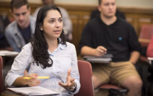 graduate student in class