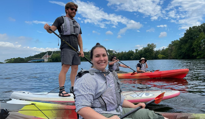 Clark Coverdell Students on nature excursion