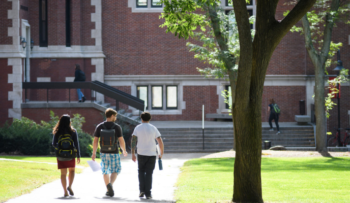 Clark students on campus