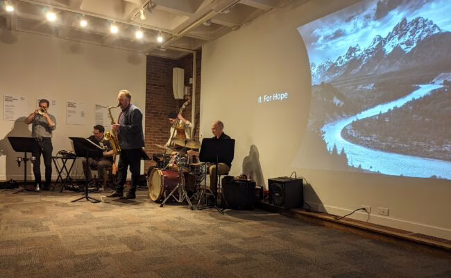 jazz band playing music