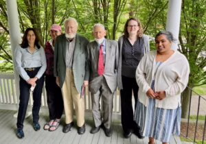 people posing with Barry Hoffman