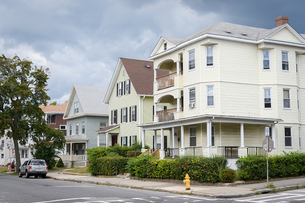 triple decker on maywood street