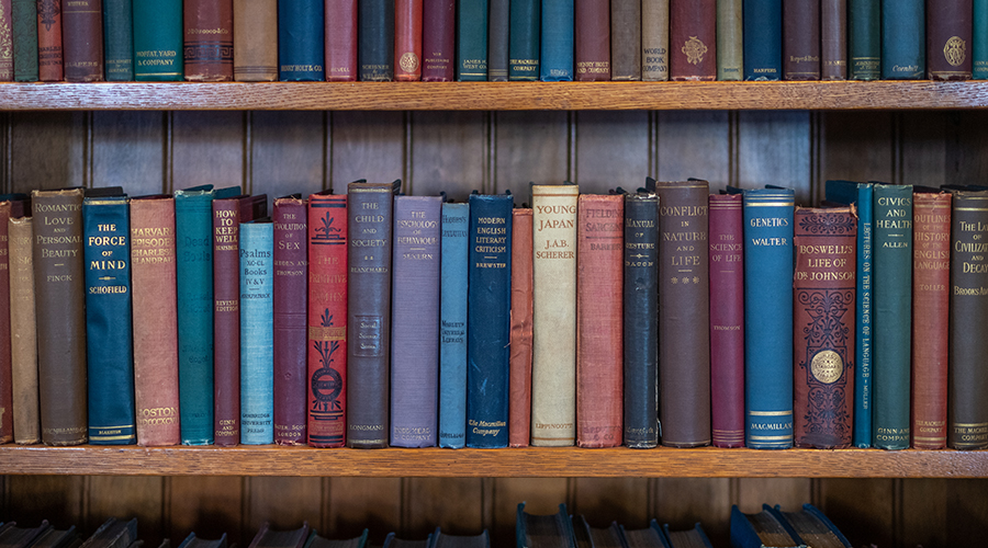 books in library