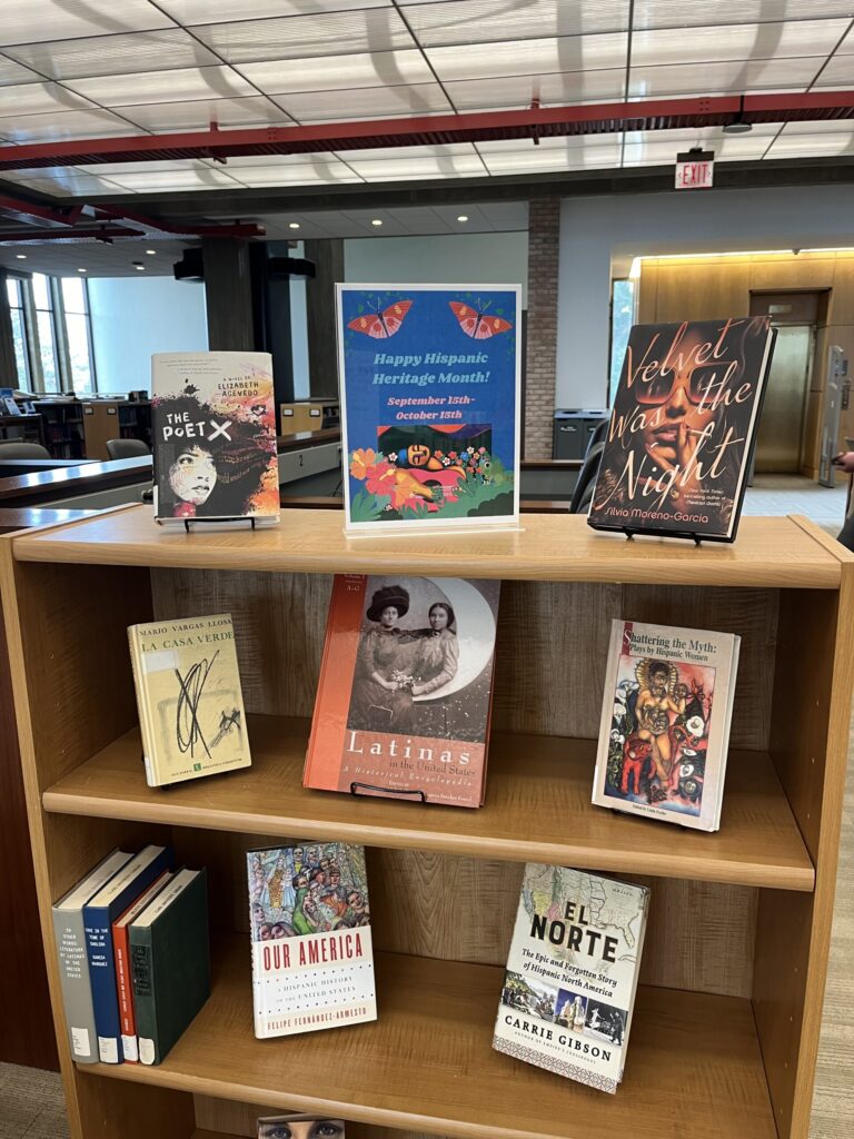 Hispanic Heritage Month Book display