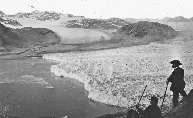 Muir Glacier from elevation of 1800 ft. Alaska