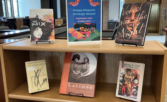 Hispanic Heritage Month Book display