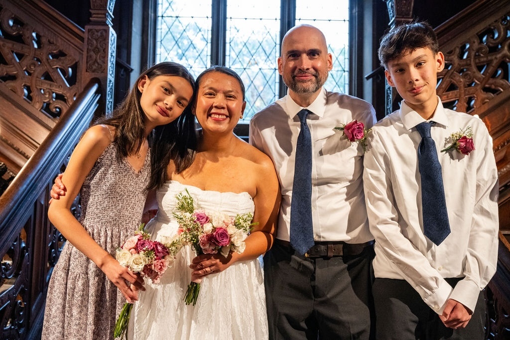 Hai Ly and Nicholas Burk with their children