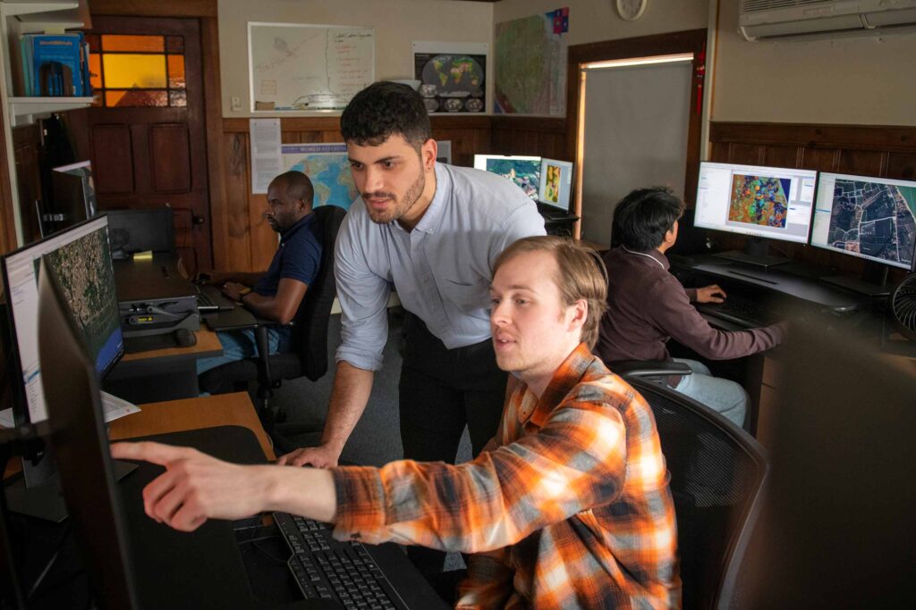 Rishi Singh ’17, M.S.-GIS ’18 leads a team researching the impacts of coastal aquaculture farming.