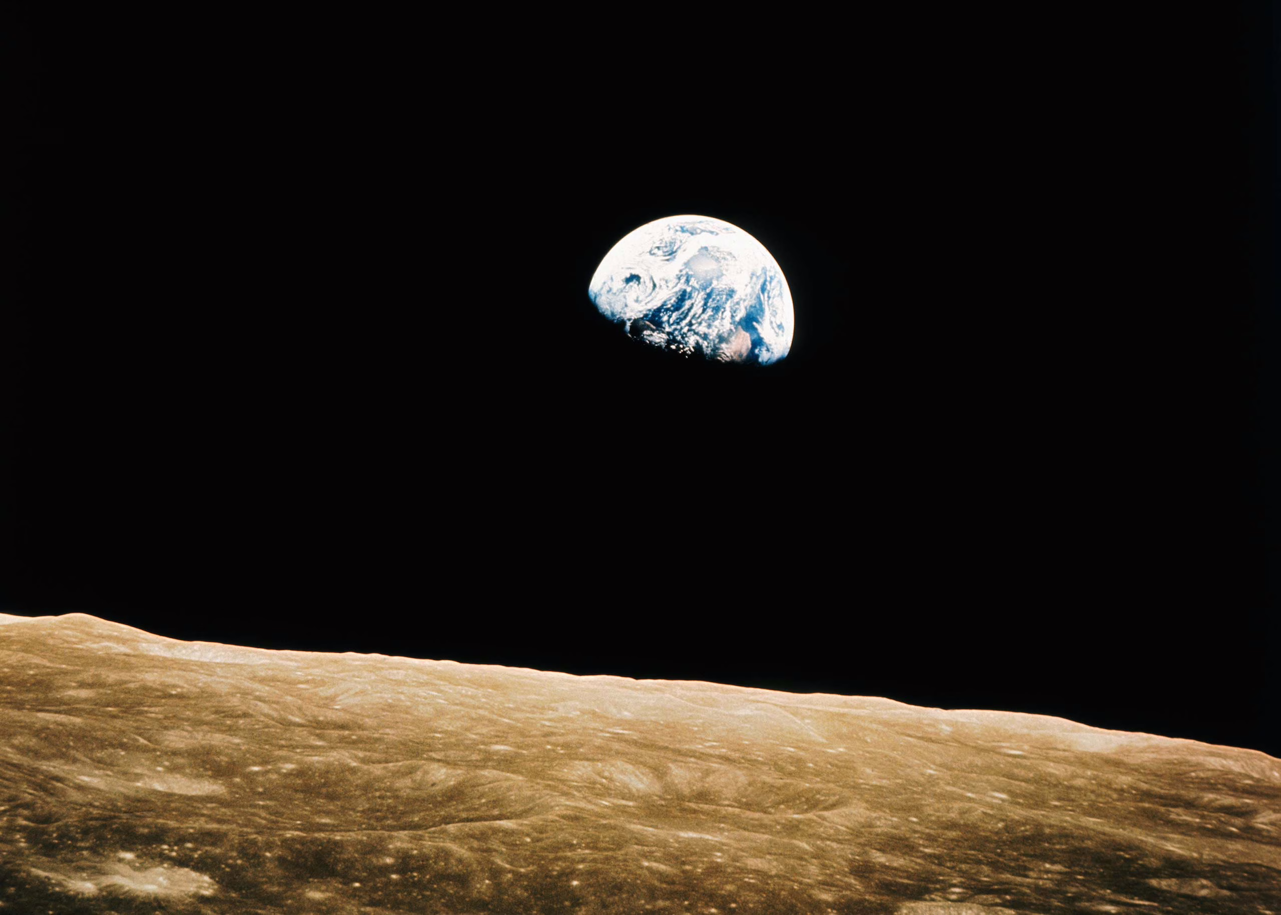 “Earthrise,” photographed on Dec. 24, 1968, by astronaut William Anders aboard Apollo 8.