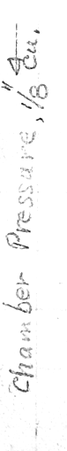 Handwriting from Robert H. Goddard's journal
