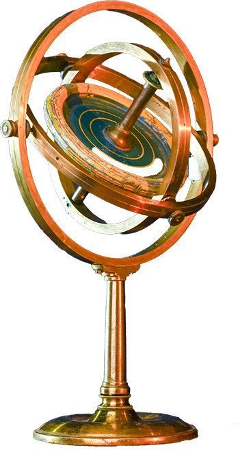 A gyroscope used by Robert H. Goddard, Clark University