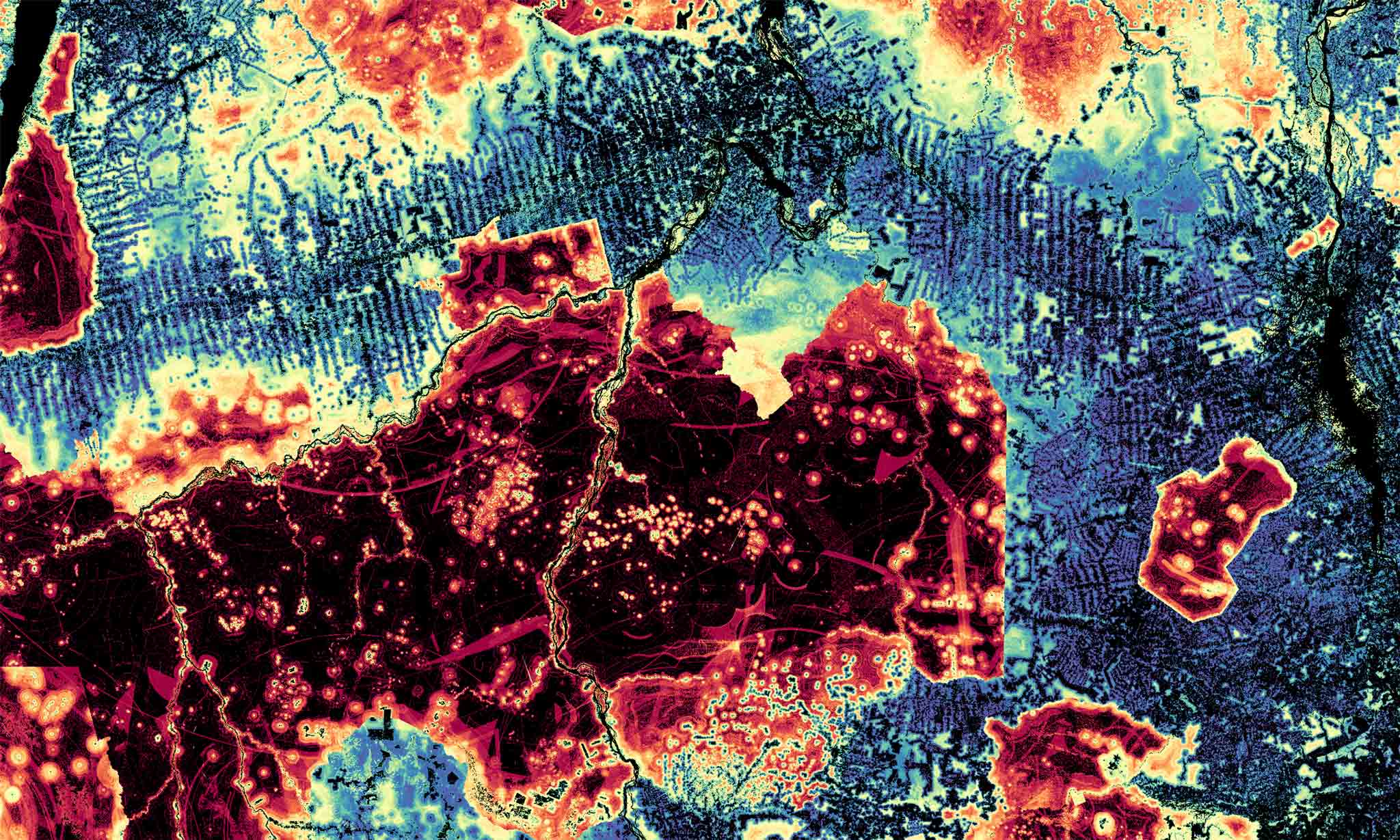 A Clark-produced forest risk map