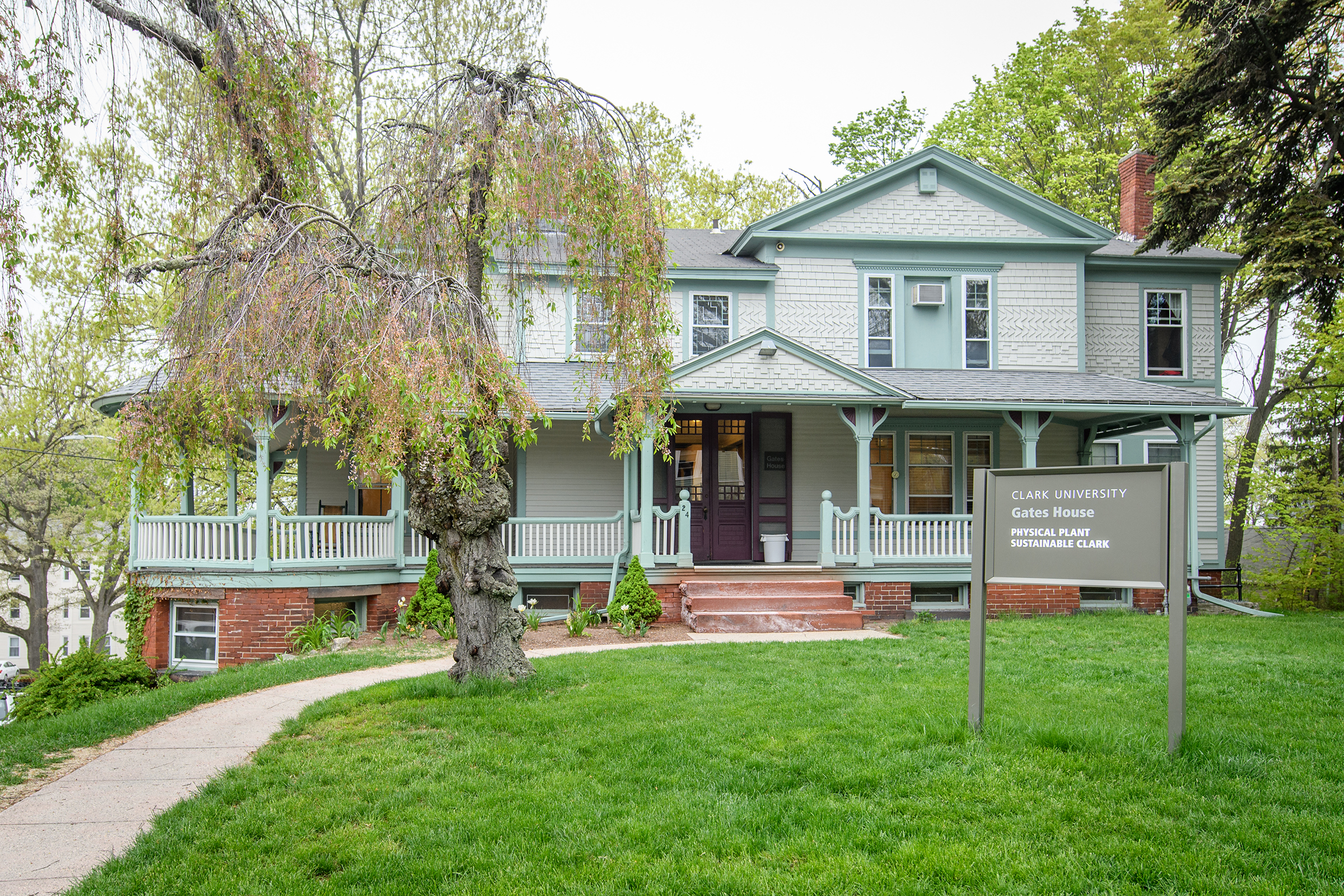 Gates House - exterior spring shot